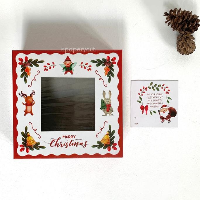 ~~~] Box Kotak Kue Hampers Natal / Chritsmas 18 x 18 x 5 cm - eco