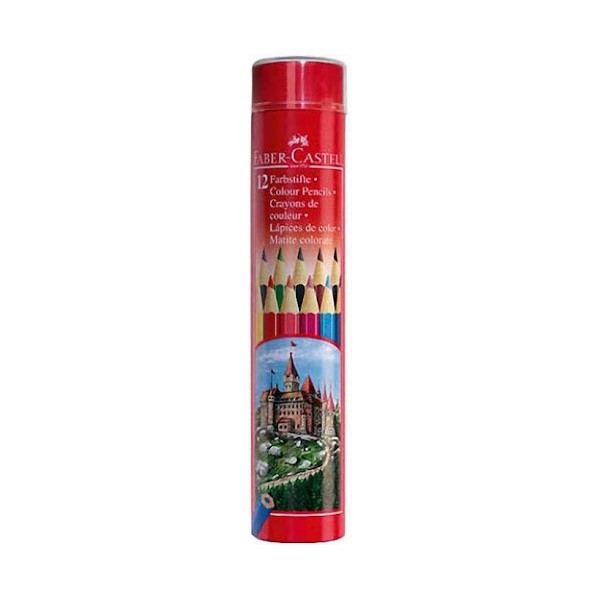 

FABER CASTELL Colour Pencil Set 12 Round Tin Case