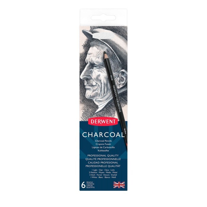 

DERWENT 6 Charcoal Pencils Set