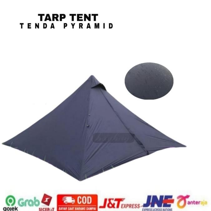 Tenda Camping Pyramid Tarptent 2P Waterproof Bushcraft Ultralight Terlaris