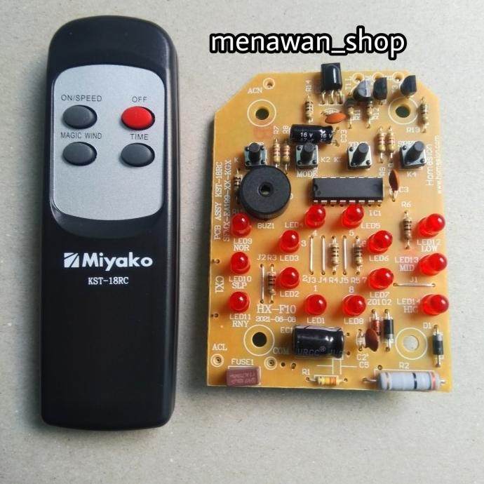 %%%%] modul dan remot kipas angin miyako kst 18 rc