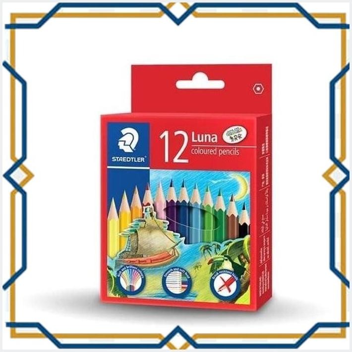 

[SUR] PENSIL WARNA STAEDTLER LUNA PENDEK ISI 12 WARNA ORIGINAL ALAT MEWARNAI