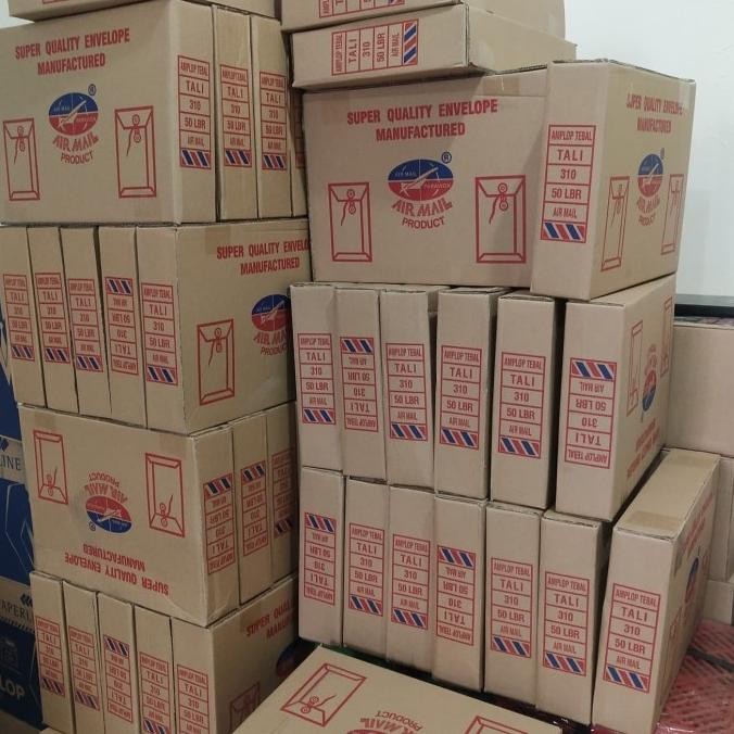 Sale Amplop Coklat Tali Air Mail 310 (1Dus)