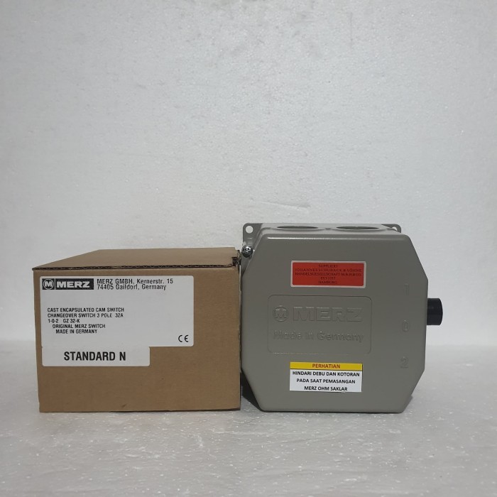 Cam Stater Merz GZ 32A 3P MERZ503 / OHM Saklar /COS 32 A 3P Germany