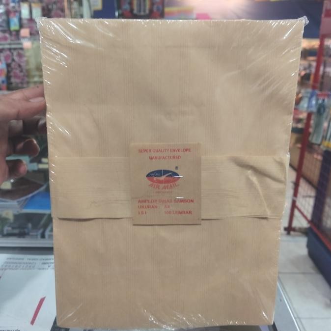 

Sale Amplop Coklat Air Mail Ukuran A4 Isi 100 Lembar
