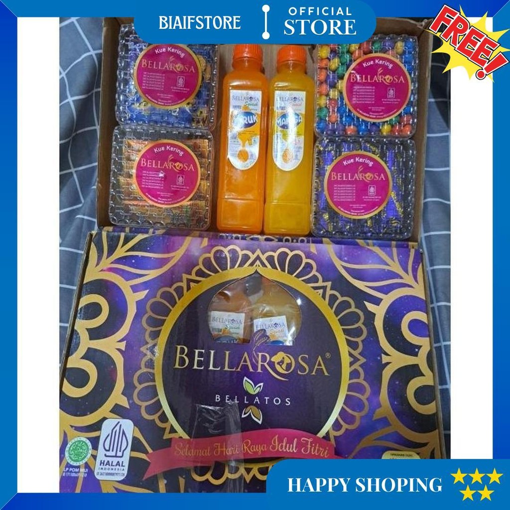 

Hampers Paket Kue Kering Lebaran Bellarosa D Promo Puncak