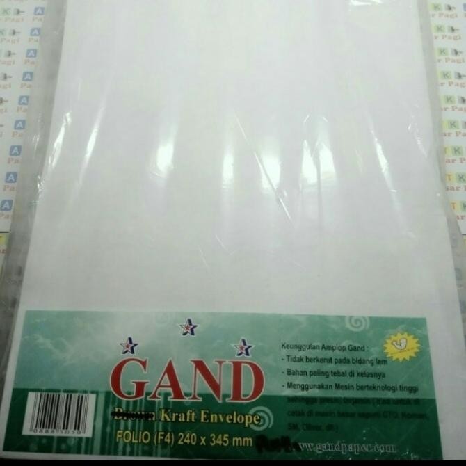 

Sale Amplop Folio Putih Seal 100Gr 1 Pack
