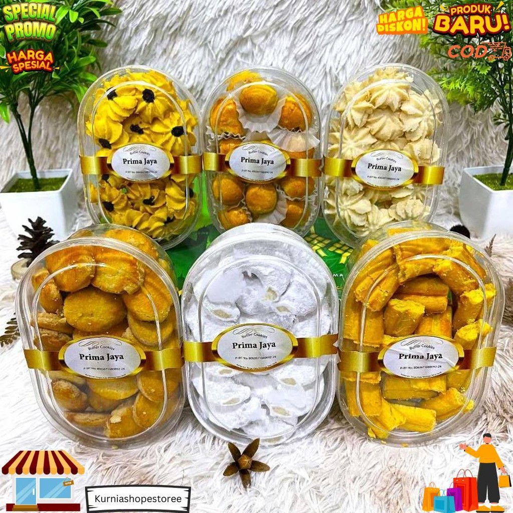 

Paket Kue Kering Lebaran Prima Jaya Parsel Kue Kering Parsel Kue Lebaran Bingkisan Hampers Lebaran Idul Fitri Kue Nastar Kacang Putri Salju Thr D Promo Puncak