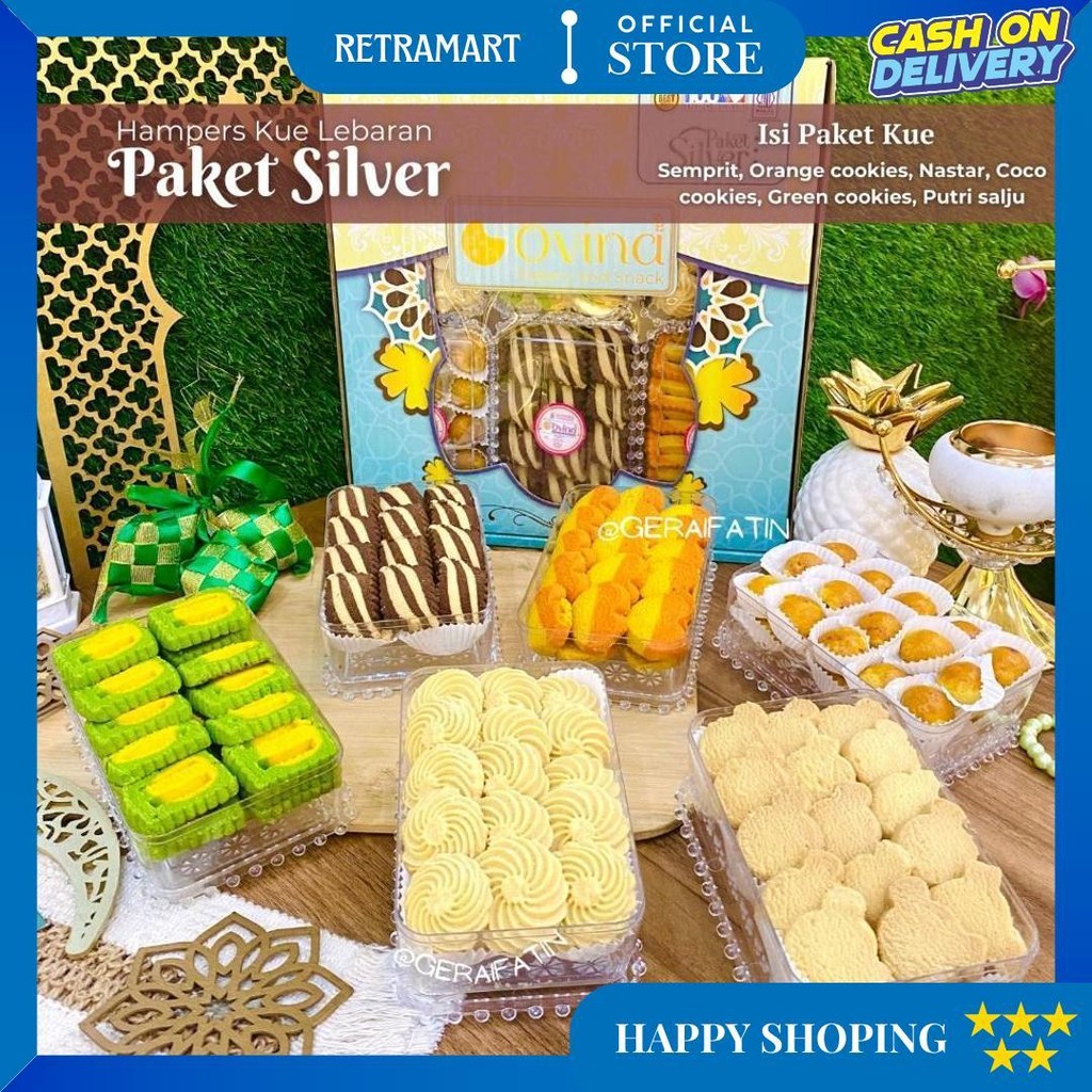 

Paket Ovina Kue Kering Cello Isi 6 Toples Parsel Lebaran Hampers Idul Fitri 2025 D Terlaris