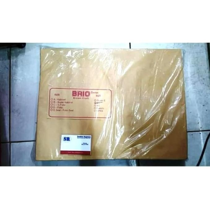 

Sale Amplop Coklat Polos Merk Brio Ukuran A3 ( Isi 100 Lembar )