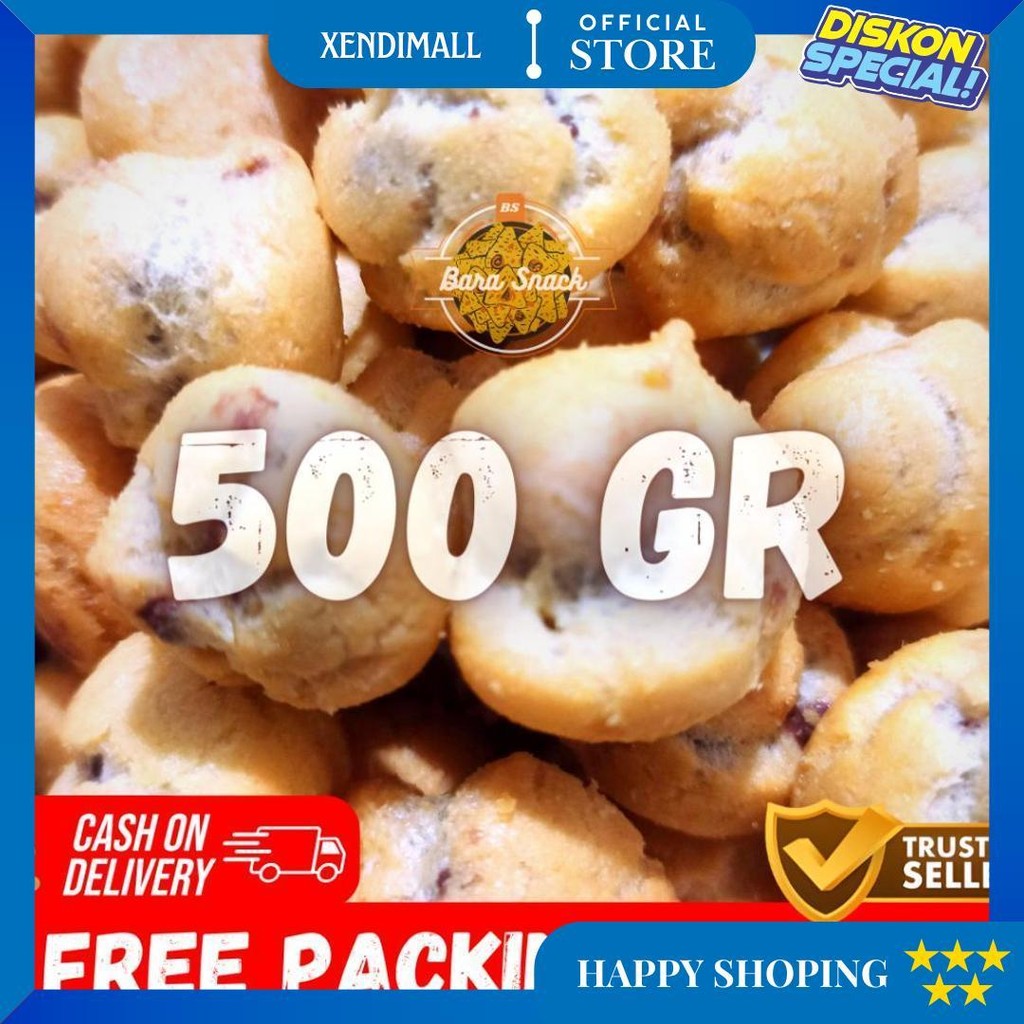 

[ 500Gr ] Soes Coklat Premium / Sus Kering Coklat Cap Arjuna / Camilan Snack Kiloan Murah -K D Terlaris