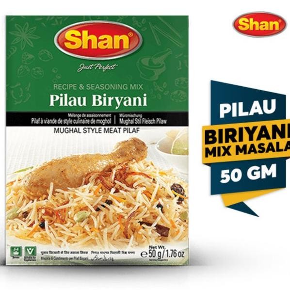 

~~~~~] Bumbu India PILAU BIRYANI SHAN 40G (EXP 05/2026) / Rempah / Powder