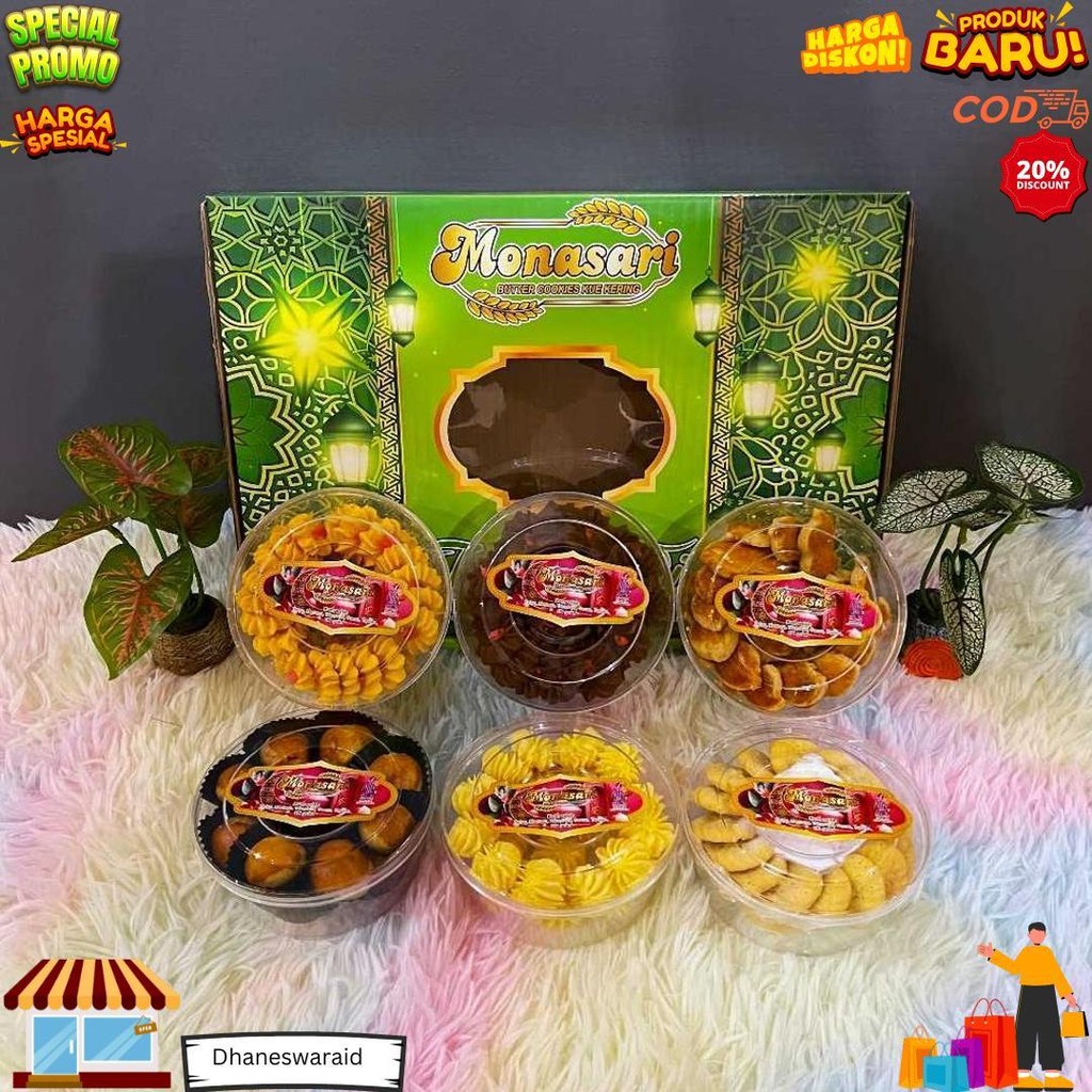 

Paket Kue Lebaran Prima Jaya Isi 6 Nastar Coklat Putri Salju Idul Fitri Hampers Parcel Lebaran 2 D Cod