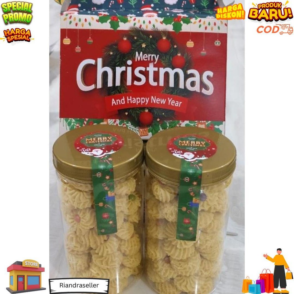 

Aneka Kue Kering / Cookies Kemasan Jar 1000Ml D Promo 10.10