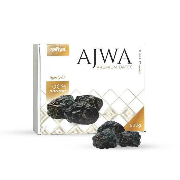 

Kurma Ajwa 500 Gram Safiya Kurma Nabi Madinah Snack Kering Cemilan Manis