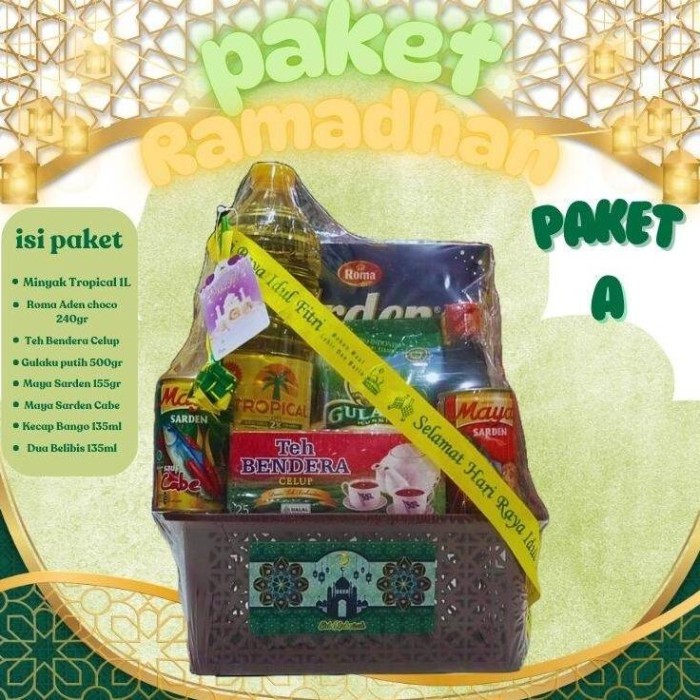 

New! parcel lebaran idul fitrihampers lebaranpaket ramadhangift ramadhanhampers ramadhanpaket lebarangift lebaran - paket A Lebaran