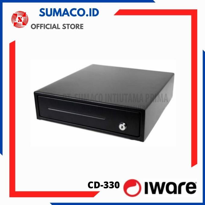 

Cash Drawer Murah 4 Slot || iWare CD 330 - MokaPos, Pawoon, iPos,Majoo