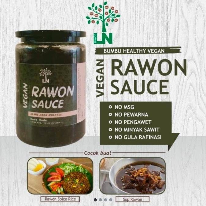 

Premium Vegan Rawon Sauce / bumbu Rawon Vegan Praktis 250 gr LSA