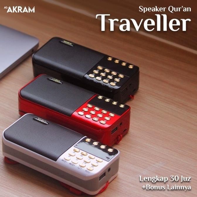 Speaker Quran Al-Akram Traveler Konten Premium Dan Bisa Power Bank Original Dan Terpercaya