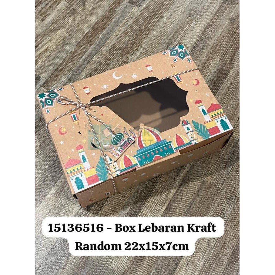 *$*$*$*$] Box Lebaran Craft Random 22x15x7cm /kemasan Nastar kue brownies lapis surabaya/ legit Aest