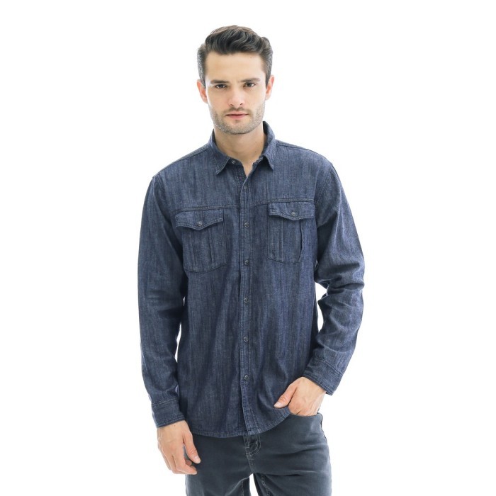 KEMEJA DENIM JEANS EIGER RIDING XDELAWARE ORIGINAL