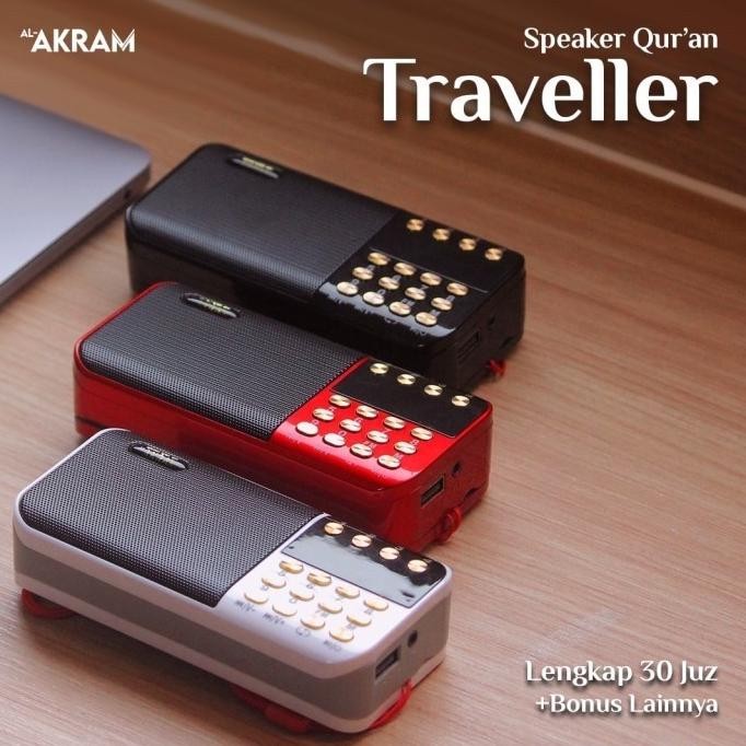 Speaker Quran Al-Akram Traveler Konten Premium Dan Bisa Power Bank Original Dan Terpercaya