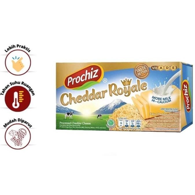 

#####] PROCHIZ Cheddar Royale 160gr / Keju Prochiz