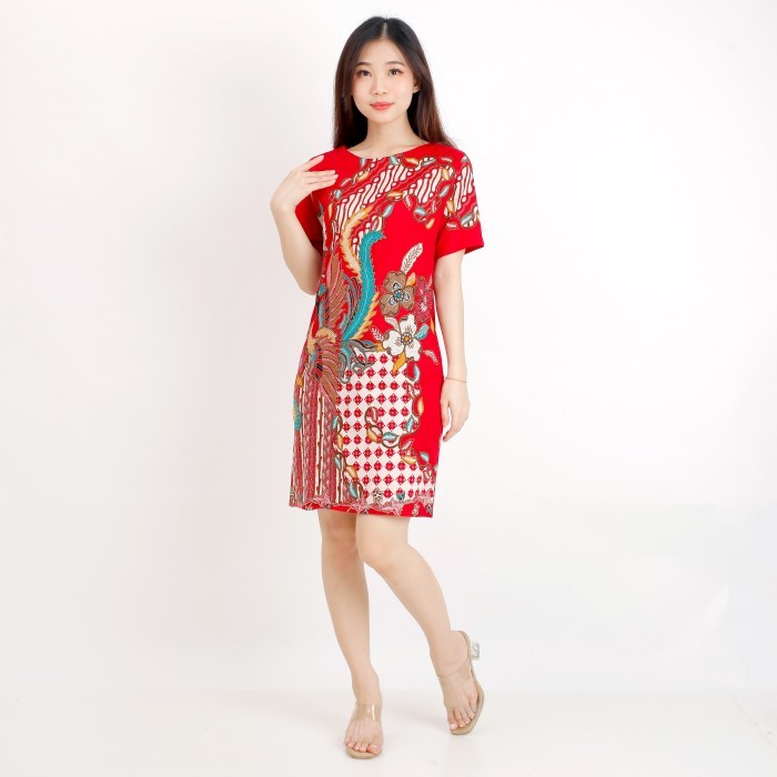 Baju Batik Wanita - Dress Batik Cewek Modern 038 GTW