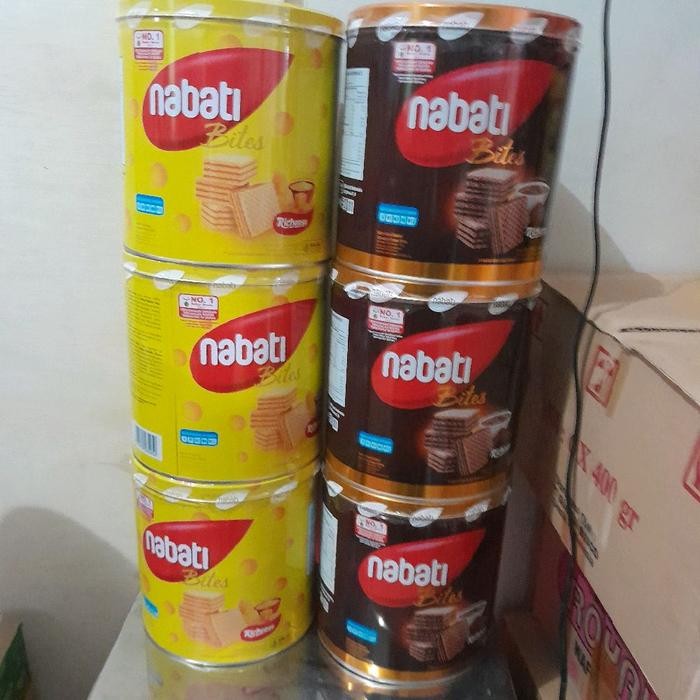 

Nabati kaleng 240gram dapat 6 toples mix exp 2026