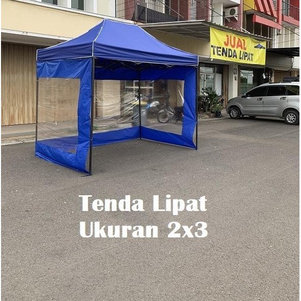Tenda Lipat 2x3 Lengkap Dinding Mika Terlaris