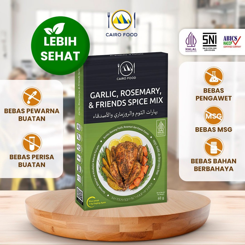 

Bumbu Garlic Rosemary And Friends - Cairo Food
