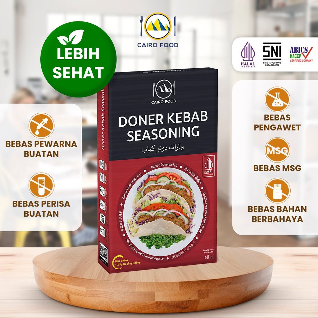 

Bumbu Doner Kebab Spice Mix Sehat - Cairo Food