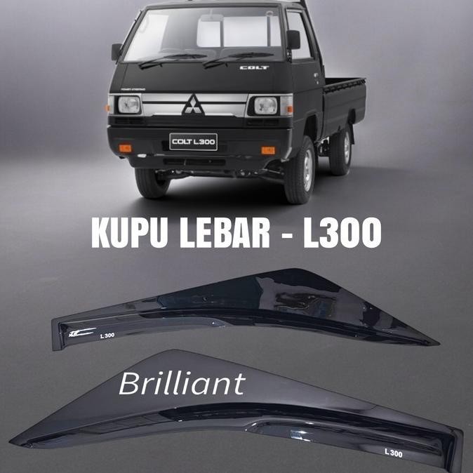 Talang Air 2 Pintu Depan L300 - Jumbo Hitam Lebar Kupu Kupu