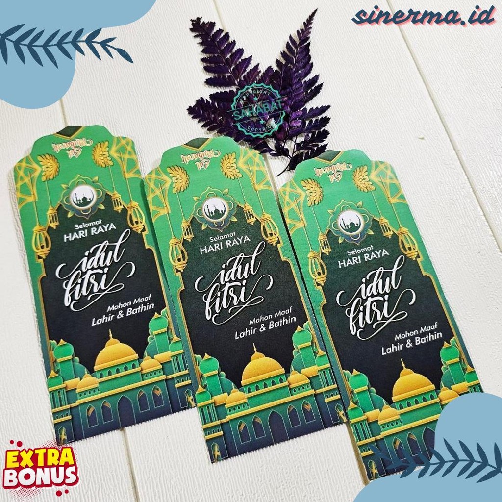 

100 Pcs Amplop Lebaran Idul Fitri Motif Masjid Ukuran Besar / Amplop Masjid Terbaru 2025 Terlaris! Produk Ini Banyak Dicari