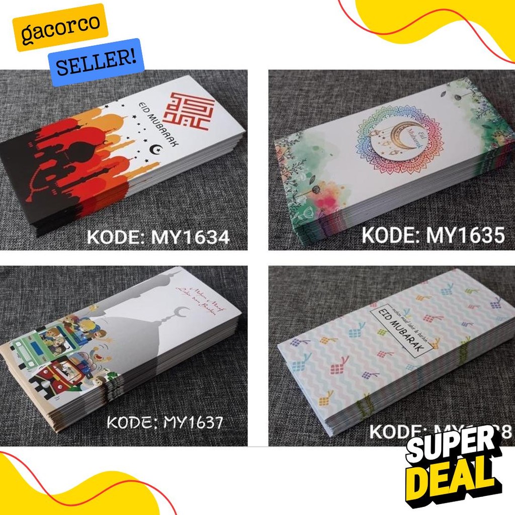 

Amplop Lebaran Exlcusive - Angpau Uang Kode My1645 Diskon Setengah Harga