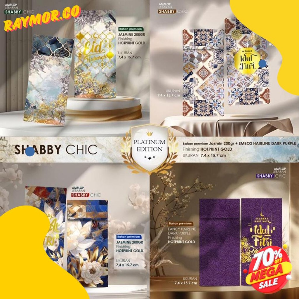 

Amplop Lebaran Platinum | Amplop Lebaran Kekinian | Amplop Lebaran | Amplop Lebaran Hotprint Diskon Setengah Harga