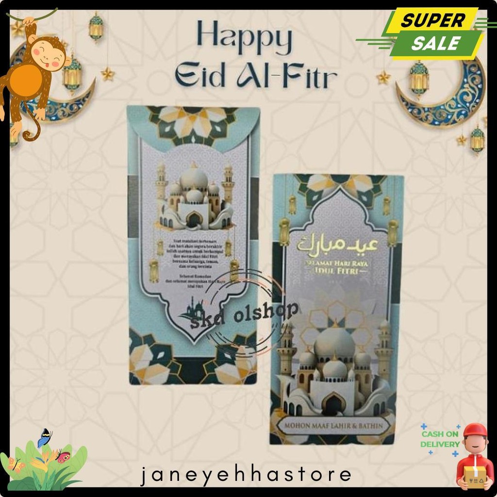 

Amplop Lebaran Angpau Lebaran Prmium Poly Embos Df2 Ukuran Panjang 7,5 X 16 Cm(Isi 25 Lembar) Terlengkap Dan Termurah