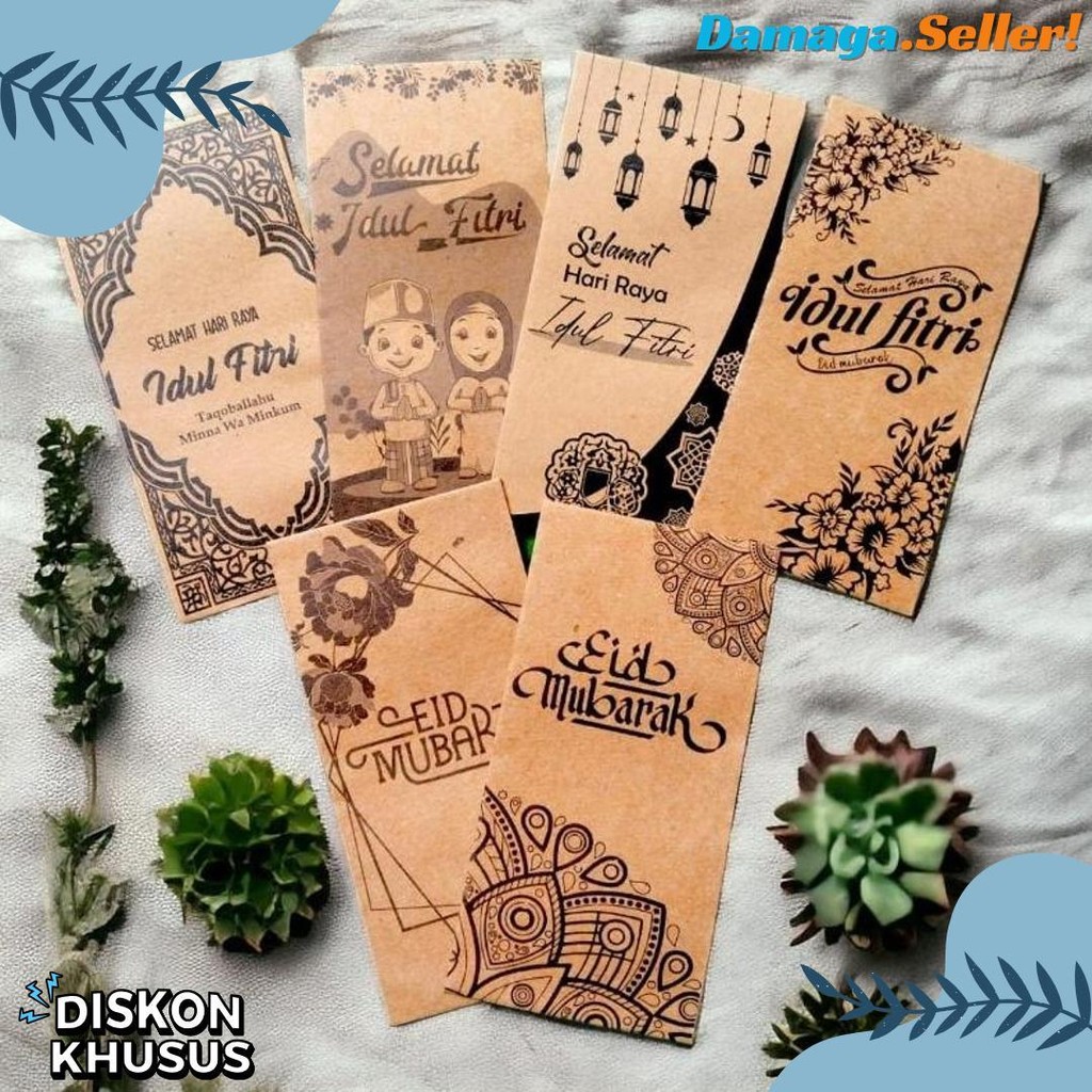 

Amplop Lebaran Craft Besar Grosir ( 1 Kg 250 Pcs ) Diskon Setengah Harga