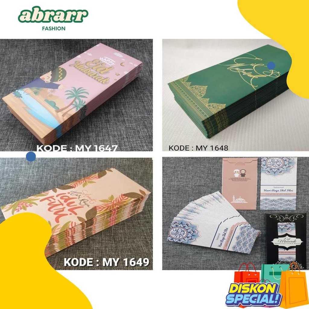 

Amplop Lebaran - Angpao Lebaran Exclusive Code My1623 Terlaris! Produk Ini Banyak Dicari