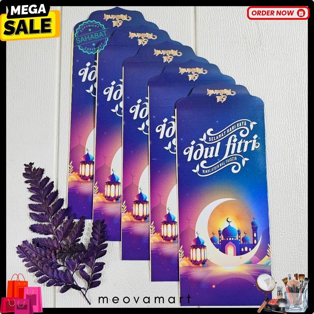 

100 Pcs Amplop Lebaran Idul Fitri Motif Masjid Ukuran Besar / Amplop Masjid Terbaru 2025 Terlaris! Produk Ini Banyak Dicari