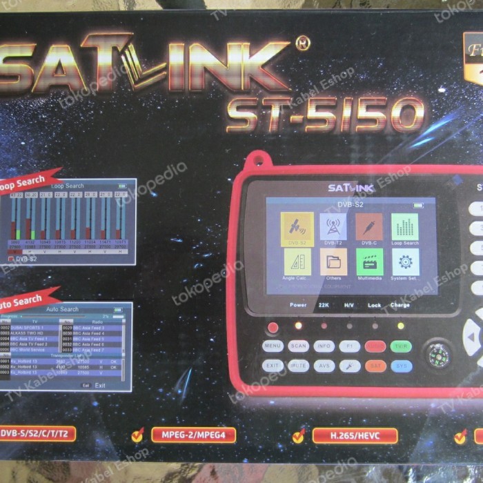 SATLINK ST5150 ST-5150 MINI COMBO METER, DVB-S/S2/T2/T/C, ORIGINAL