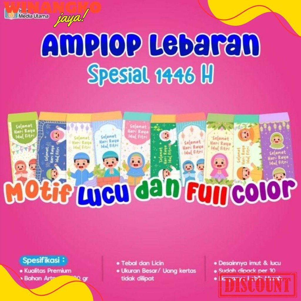 

Amplop Lebaran Isi 50 Pcs Lingkar Media Terlengkap Dan Termurah