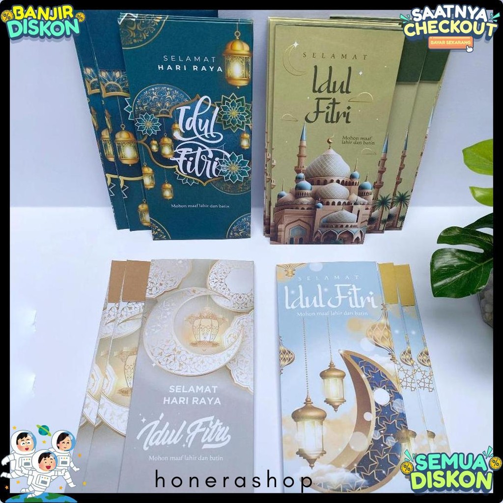

Amplop Lebaran 2025 Unik Aesthetic Glosir 1 Pack ( Isi 40 Pcs ) Siap Pakai, Amplop Idul Fitri Ukuran Jumbo Diskon