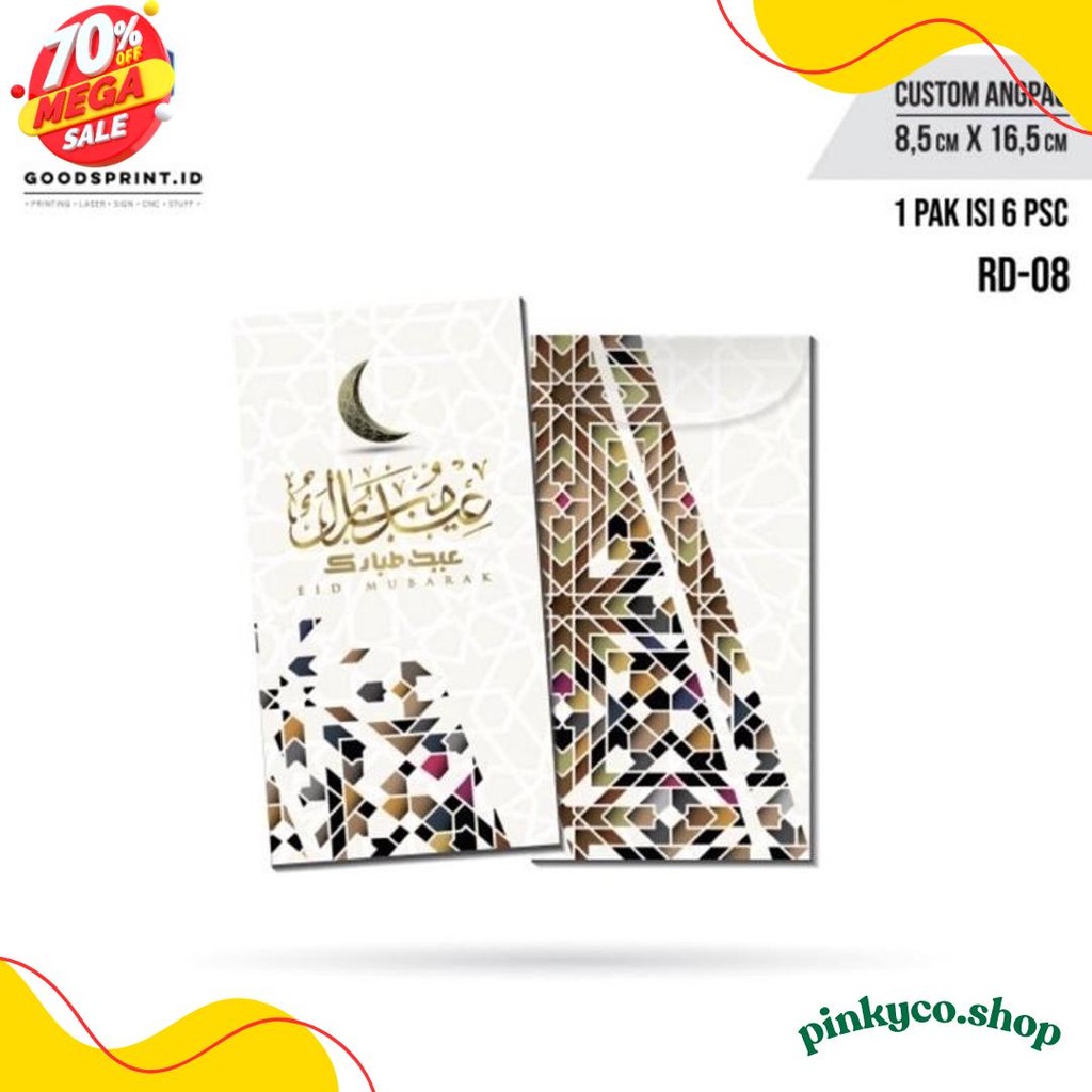 

Amplop Thr Lebaran / Amplop Lebaran Idul Fitri Isi 6 Pcs / Amplop Ukuran 16X8 Cm Flash Sale! Diskon Hingga 70%