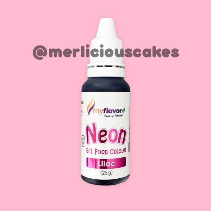 

'+'+'+'+] Lilac Neon Gel My Flavor Food Color Food Colour Pewarna Makanan