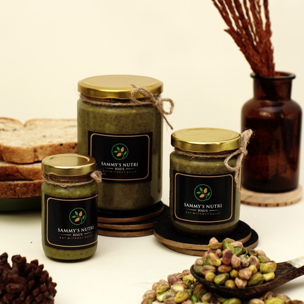 

Pistachio Butter / Nut Butter 500g (Selai Kacang Pistachio)