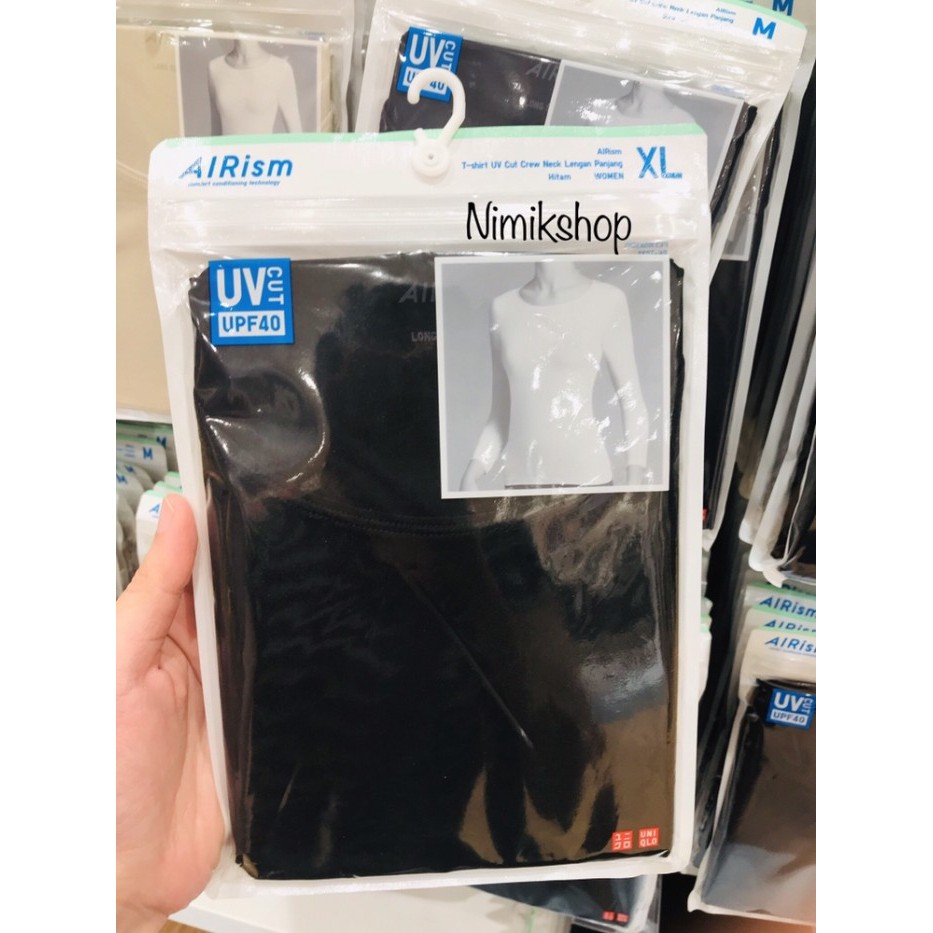(Original) Manset Uniqlo Airism With Uv Hana Tajima Kaos Hijab