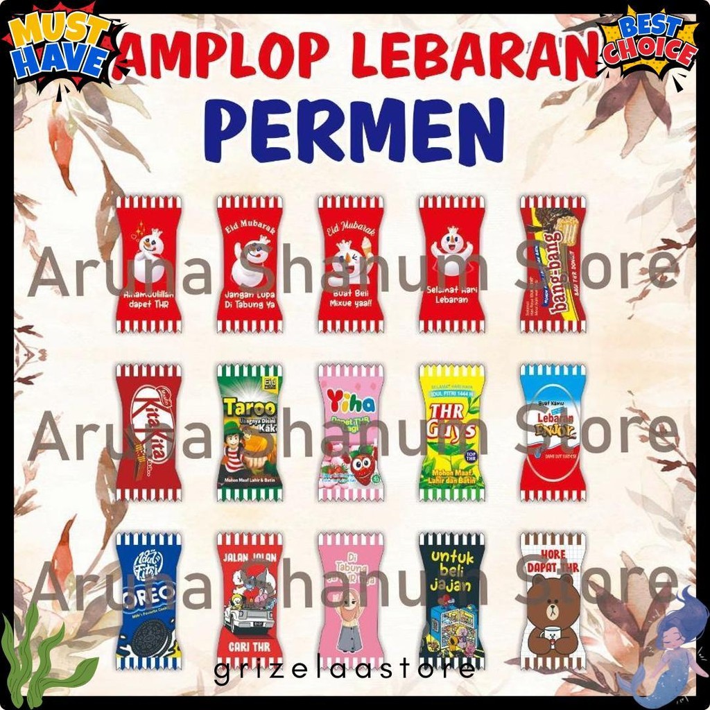 

Grosir 100 Pcs Amplop Lebaran Motif Permen Terlaris! Produk Ini Banyak Dicari