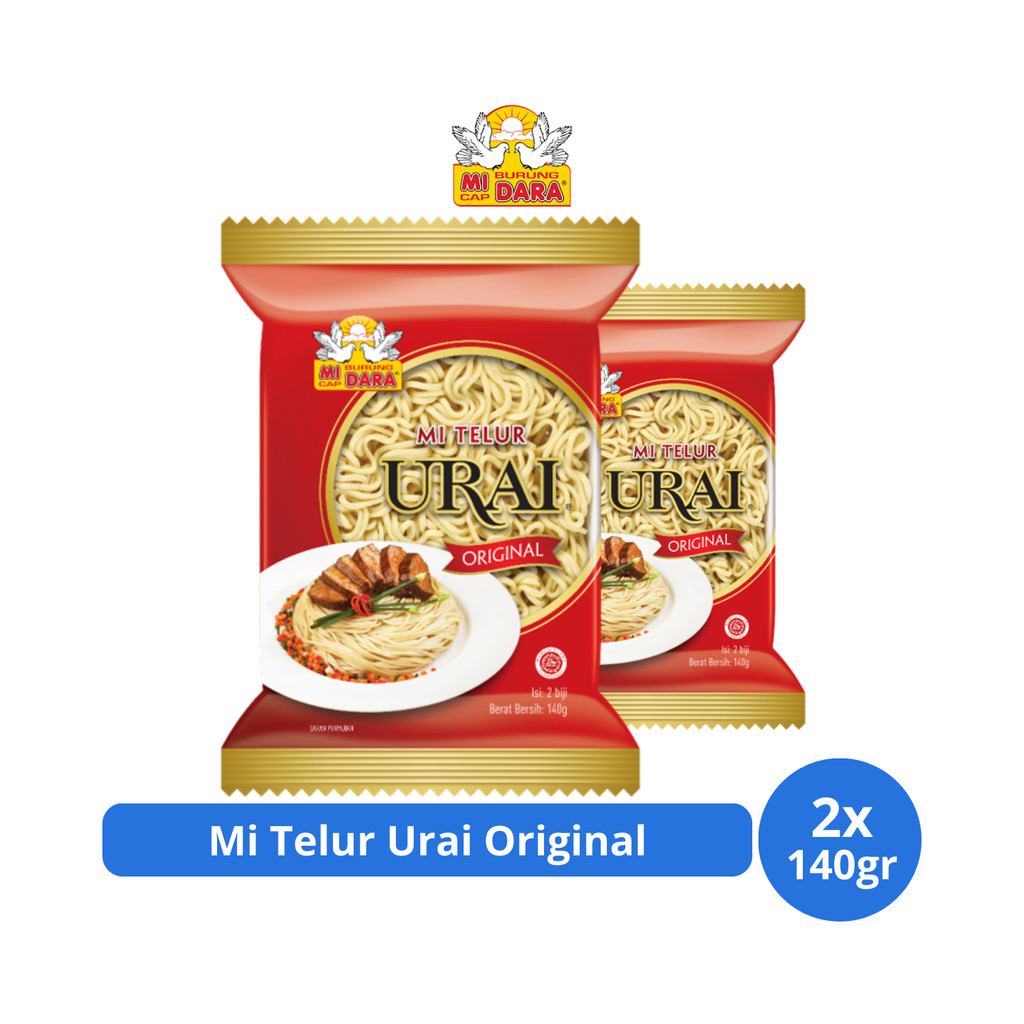 

Burung Dara Mi Telur Urai Original 140gr x 2 pcs