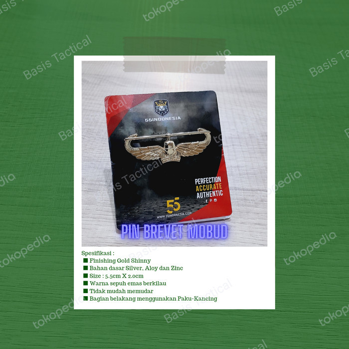 PIN BREVET MOBUD 55 INDONESIA